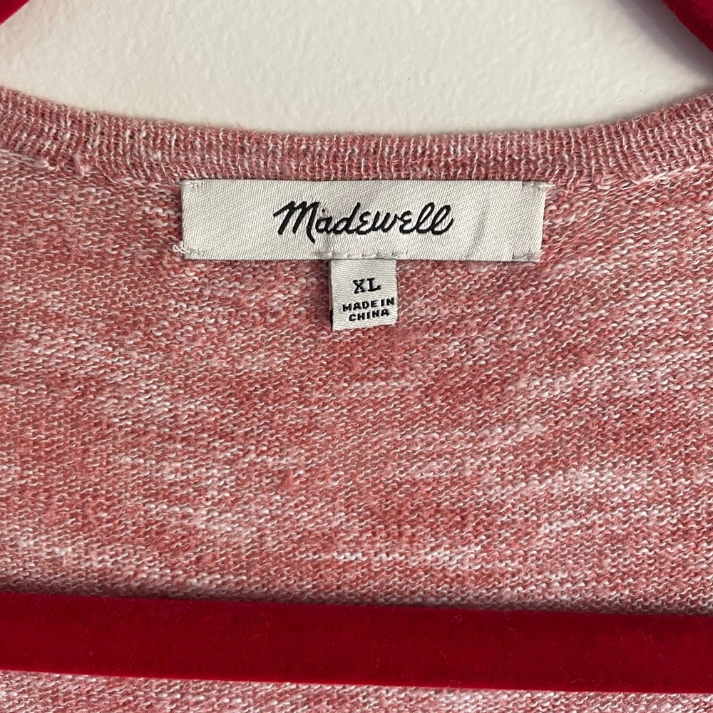 Madewell Open Front Lightweight Knit Cardigan Size XL - Picture 5 of 5